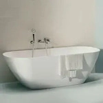 LAUFEN LUA freistehende Badewanne 170 x 75 cm H2200820000001, Badewannen, wei&szlig;