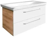 Fackelmann MILANO Waschtischunterschrank 100 cm, Badm&ouml;bel, 84215,