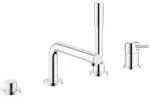 GROHE Concetto 4-Loch Einhand-Wannenkombination, Badarmaturen, 19576002, chrom