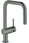 GROHE Minta Einhand-Sp&uuml;ltischbatterie mit herausziehbarer Sp&uuml;lbrause 32322002,