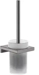 hansgrohe AddStoris Toilettenb&uuml;rstenhalter f&uuml;r Wandmontage, Accessoires, brushed