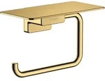 hansgrohe AddStoris Papierrollenhalter mit Ablage, Accessoires, 41772990, polished