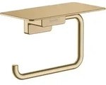 hansgrohe AddStoris Papierrollenhalter mit Ablage, Accessoires, brushed bronze