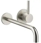 Dornbracht Meta Waschtisch-Wand-Einhandbatterie, Badarmaturen, 36863660-06, platin