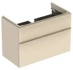 Geberit Smyle Square Waschtischunterschrank 88,4 cm, zwei Schubladen, Badm&ouml;bel,