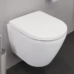 Duravit D-Neo Wand-WC Rimless, Compact-Tiefsp&uuml;ler, mit Durafix 2588090000,