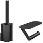 hansgrohe WallStoris Toilettenset 27969670, Accessoires, mattschwarz