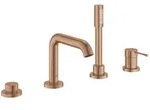 GROHE Essence New 4-Loch Einhand Wannenkombination, Badarmaturen, 19578DL1, warm