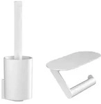 hansgrohe WallStoris Toilettenset 27969670, Accessoires, mattwei&szlig;