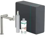 hansgrohe Aqittura M91 Filtersystem 240, Ausziehauslauf, 1jet, Starter Set,