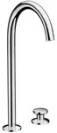 AXOR One 2-Loch Waschtischarmatur Select 260 mit Push-Open Ablaufgarnitur,
