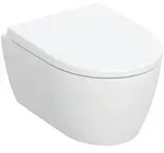 Geberit iCon Wand-WC Tiefsp&uuml;ler Set, verk&uuml;rzte Ausladung, geschlossene Form,