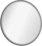 Fackelmann NEW YORK Badspiegel rund mit LED-Beleuchtung &Oslash; 80 cm, Spiegel, 84940,