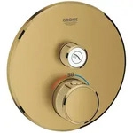 GROHE Grohtherm SmartControl Thermostat Fertigmontageset mit einem Absperrventil,