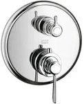 AXOR Montreux Thermostat Unterputz mit Abstellventil und Hebelgriff, Badarmaturen,