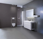 Geberit Smyle Square Waschtischunterschrank 118,4 cm f&uuml;r Doppelwaschtisch,