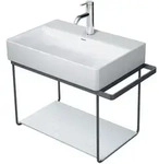 Duravit DuraSquare Metallkonsole, wandh&auml;ngend 66,5 x 38,1 cm 0031144600, Badm&ouml;bel,