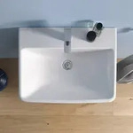 Duravit No. 1 M&ouml;belwaschtisch 65 cm, mit 1 Hahnloch und &Uuml;berlauf, Badkeramik,