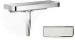 Giese Duschkonsole mit Glasabzieher, Accessoires, 30828-02, chrom