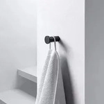 Keuco Plan Black Selection Handtuchhaken 3,8 cm 14916370000, Accessoires, schwarz