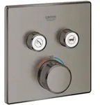 GROHE Grohtherm SmartControl Thermostat Fertigmontageset mit 2 Absperrventilen,