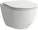 LAUFEN PRO Wand-WC Compact sp&uuml;lrandlos inkl. WC-Sitz, Badkeramik, H8669550000001,