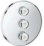 GROHE Grohtherm SmartControl 3-fach Unterputzventil Fertigmontageset, runde