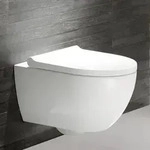 Geberit Acanto Set Wand-WC Tiefsp&uuml;ler, geschlossene Form, TurboFlush, mit WC-Sitz,