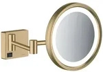 hansgrohe AddStoris Rasierspiegel mit LED Leuchte, Kosmetikspiegel, brushed...