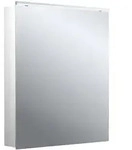 Emco flat 2 Classic LED-Lichtspiegelschrank 60 cm, mit LED-Aufsatzleuchte, 1 T&uuml;r