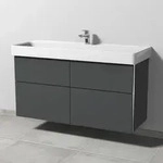 Sanipa 3way Waschtischunterbau f&uuml;r Keramik-Waschtisch Pro S 120 cm, 4 Ausz&uuml;ge mit