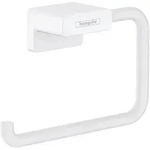 hansgrohe AddStoris Papierrollenhalter ohne Deckel, Accessoires, 41771700, mattwei&szlig;
