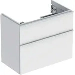 Geberit iCon Unterschrank f&uuml;r Waschtisch 75 cm, mit 2 Schubladen, verk&uuml;rzte