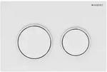 Geberit Bet&auml;tigungsplatte Omega 20 f&uuml;r 2-Mengen-Sp&uuml;lung, Montagezubeh&ouml;r,