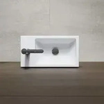 Riho Porto Fountain Waschtisch 40 x 21,5 cm, Badkeramik, W018002005, wei&szlig;