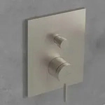 Villeroy & Boch Conum Unterputz-Einhebel-Armatur, Badarmaturen, brushed nickel...