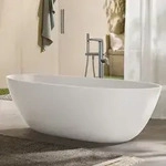Villeroy & Boch Antao freistehende Badewanne 170 x 75 cm, mit SilentFlow,...