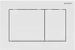 Geberit Omega 20 square Bet&auml;tigungsplatte f&uuml;r 2-Mengen-Sp&uuml;lung, Montagezubeh&ouml;r,