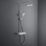Duravit Shower System Duschsystem, Badarmaturen, chrom / wei&szlig;