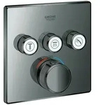 GROHE Grohtherm SmartControl Thermostat Fertigmontageset mit 3 Absperrventilen,