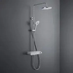 Duravit Shower System Duschsystem, Badarmaturen, chrom / wei&szlig;
