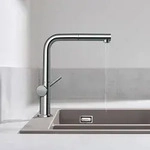 hansgrohe Talis M54 Einhebel-K&uuml;chenarmatur 270, Niederdruck, Ausziehauslauf,...