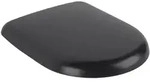 Villeroy & Boch Antao WC Sitz mit Absenkautomatik, Badkeramik, 8M67S1R7, pure black