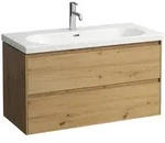 LAUFEN LANI Waschtischunterschrank 100 cm mit 2 Ausz&uuml;gen, Badm&ouml;bel, H4035621122671,