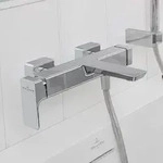 Villeroy & Boch Subway 3.0 Einhebel-Badewannenarmatur, Badarmaturen, chrom