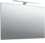 Emco mee LED-Badspiegel 100 x 63,3 cm mit fest verbauter LED-Beleuchtung, Spiegel,