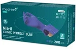 Medi-Inn PRO Clinic Perfect Blue Nitril-Einmalhandschuhe puderfrei S / 200 St&uuml;ck