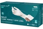 Medi-Inn PRO Clinic-Perfect Semi Long Nitril-Einmalhandschuhe, puderfrei, wei&szlig;...