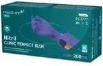 Medi-Inn PRO Clinic Perfect Blue Nitril-Einmalhandschuhe puderfrei XL / 200...