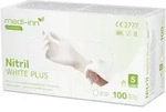 Medi-Inn Nitril White Plus Einmalhandschuhe puderfrei wei&szlig; S / 100 St&uuml;ck